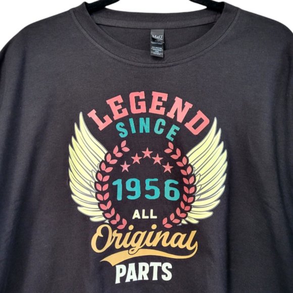 Men's Graphic T -Shirt Vintage Style Legend Birthday Year Size 3XL NWT - Picture 4 of 4